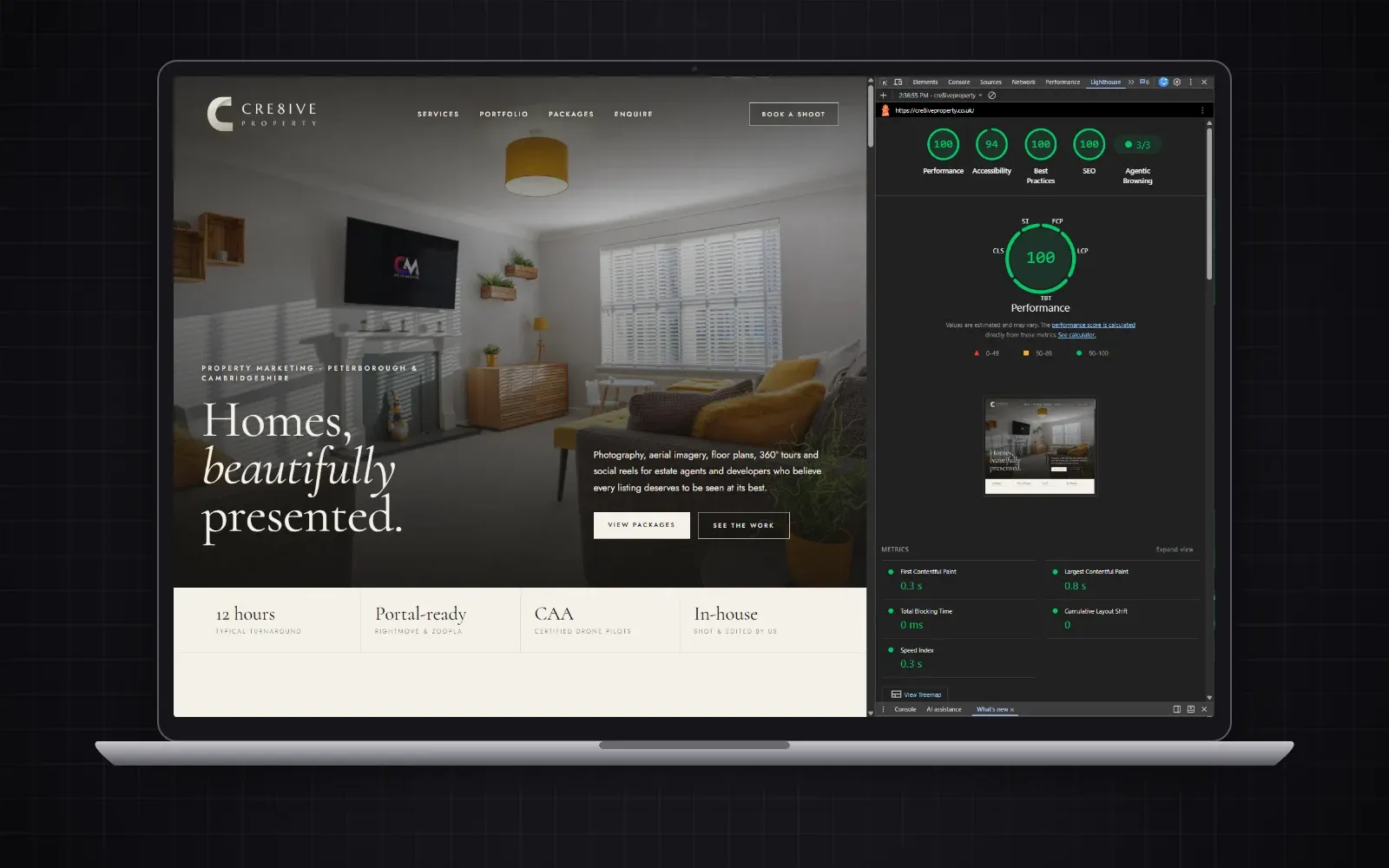Lightning-fast responsive design