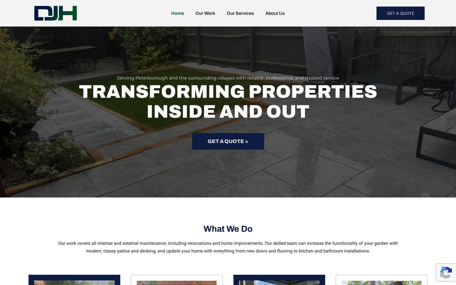 DJH Property website