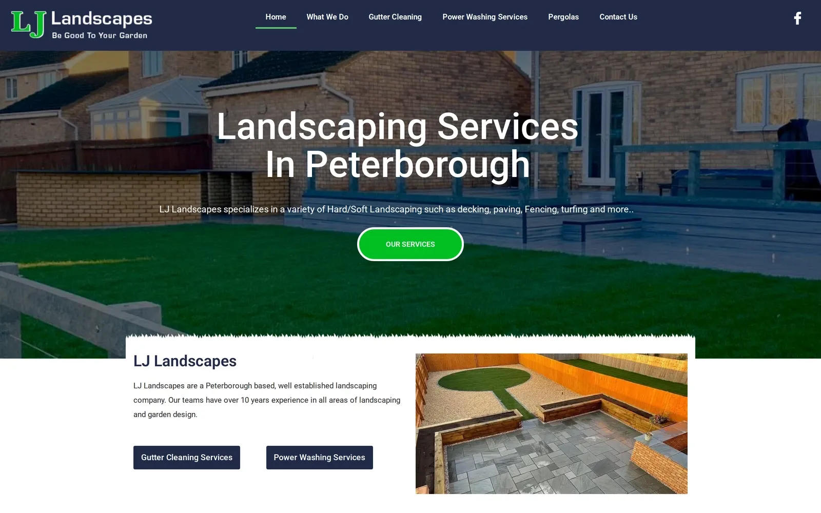 LJ Landscapes website