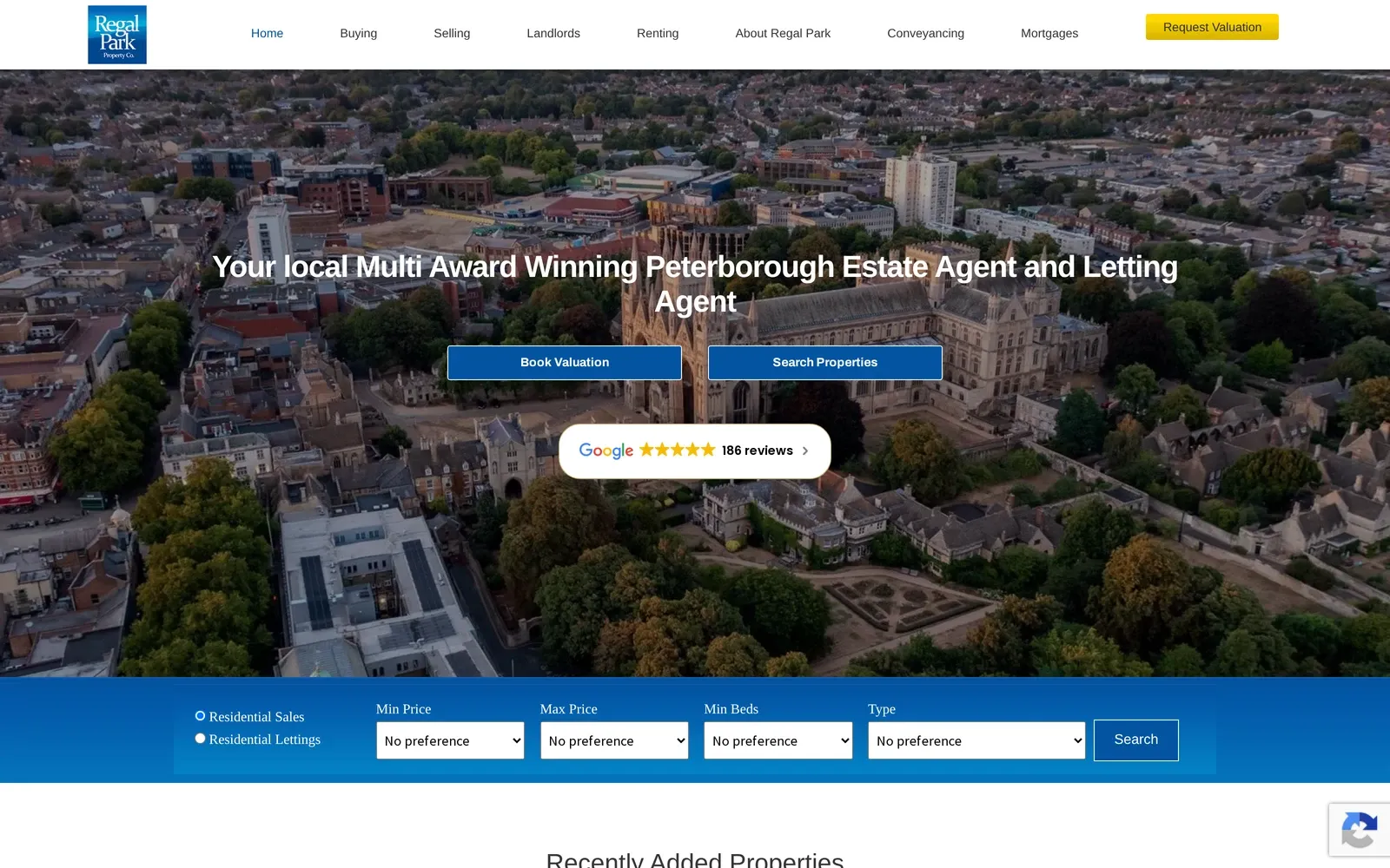 Regal Park website