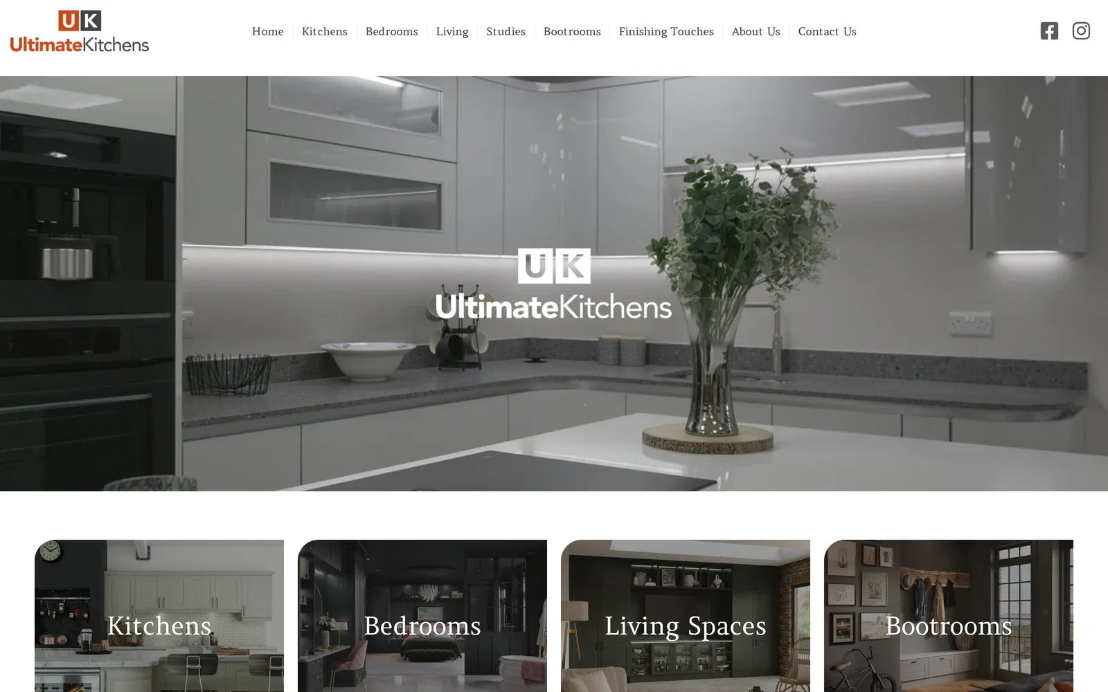 Ultimate Kitchens website